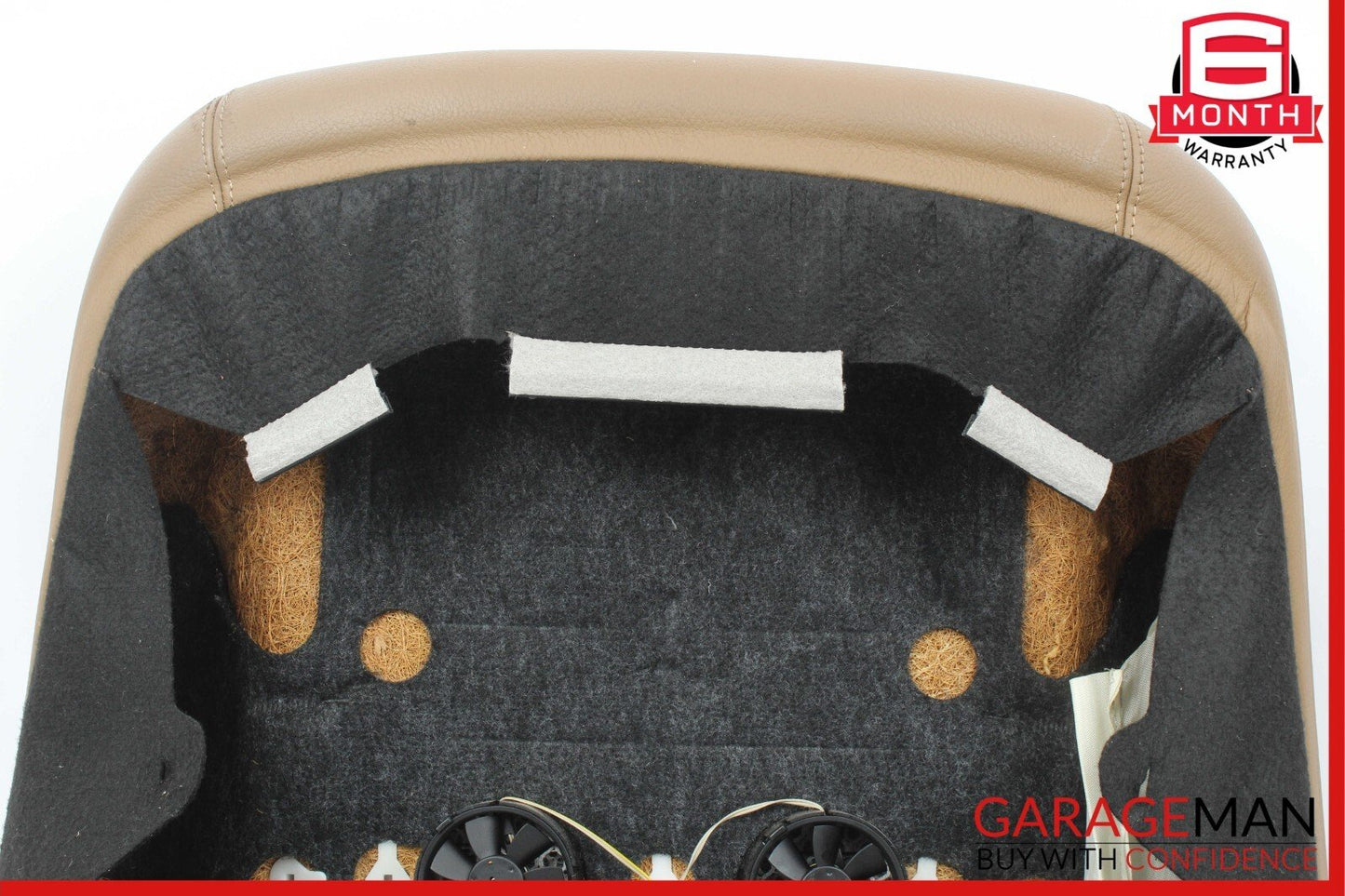 07-09 Mercedes W221 S450 S550 Front Right or Left Top Upper Seat Cushion Brown