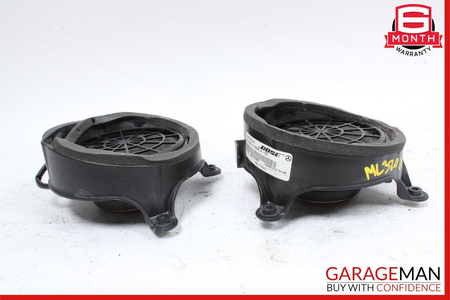 02-05 Mercedes W163 ML320 ML55 AMG Door Sound Audio Speaker Set of 2 Pc