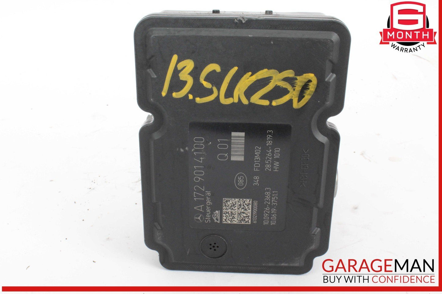 12-15 Mercedes R172 SLK250 ABS Anti Brake Pump Control Module Unit 1729014100