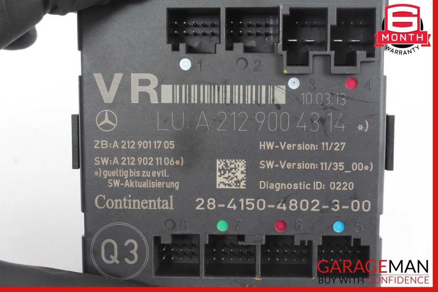 08-18 Mercedes W212 E350 C350 CLS550 Front Right Side Door Control Module Unit
