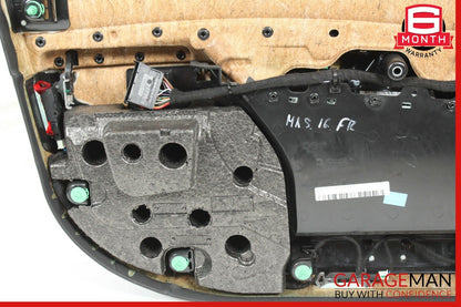 14-17 Maserati Ghibli Front Right Side Complete Interior Door Panel Black OEM
