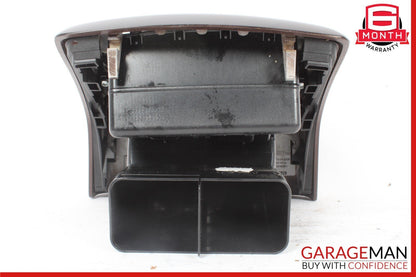 07-13 Mercedes W221 S550 Rear Center Console AC A/C Air Vent Trim Panel Wood OEM