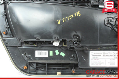 12-16 Mercedes R172 SLK250 Front Right Side Interior Door Panel Assembly Black