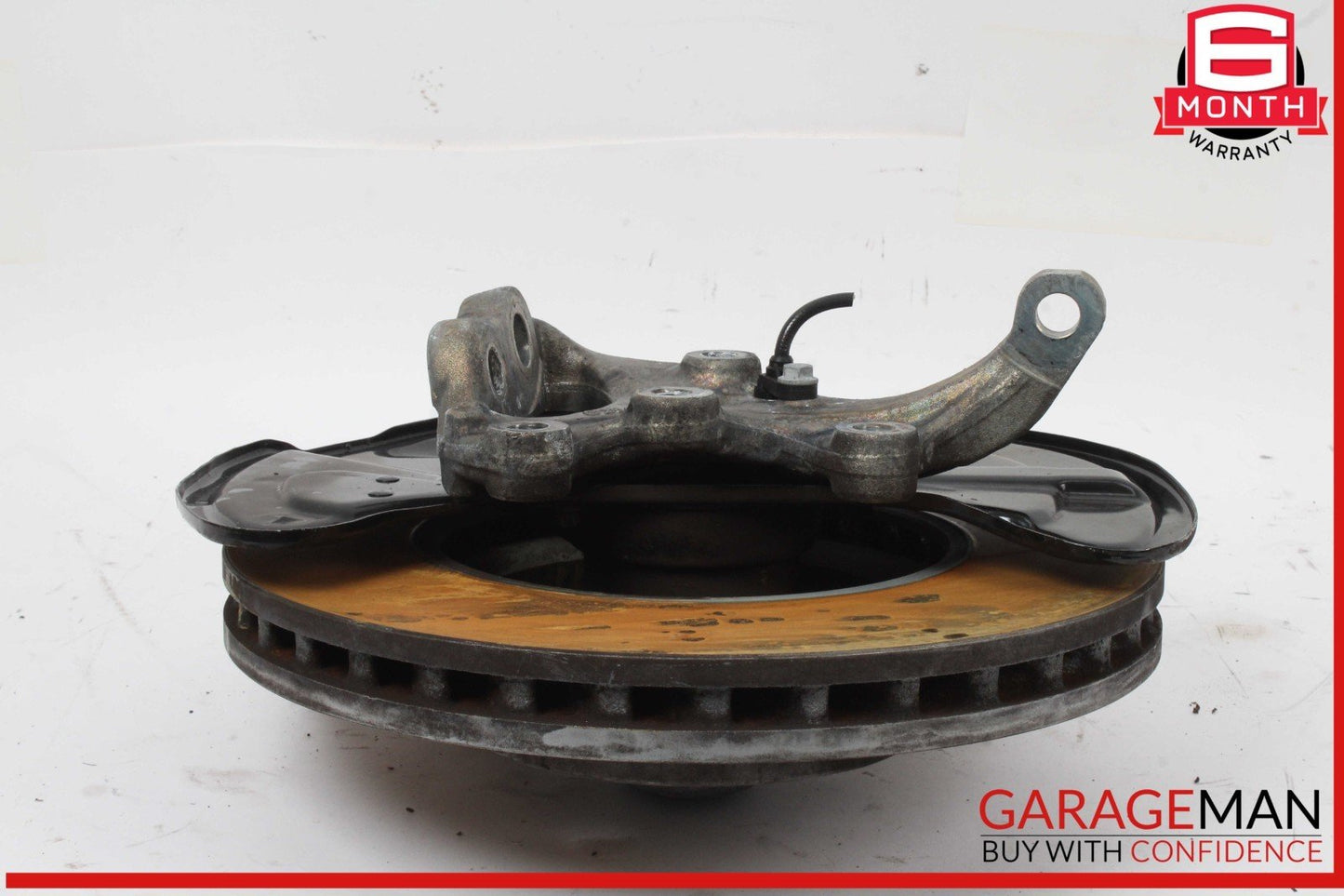 10-16 Mercedes W212 E350 Front Right Side Spindle Knuckle Hub w/ Rotor Disc OEM