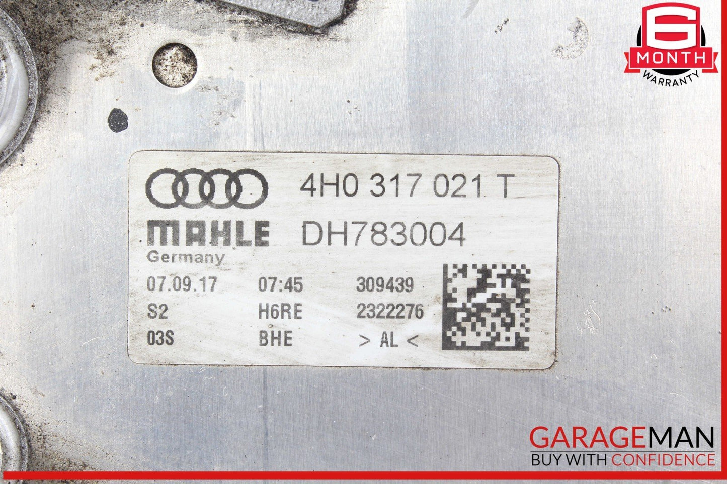 16-18 Audi A6 A7 Automatic Transmission Oil Cooler 4H0317021T OEM