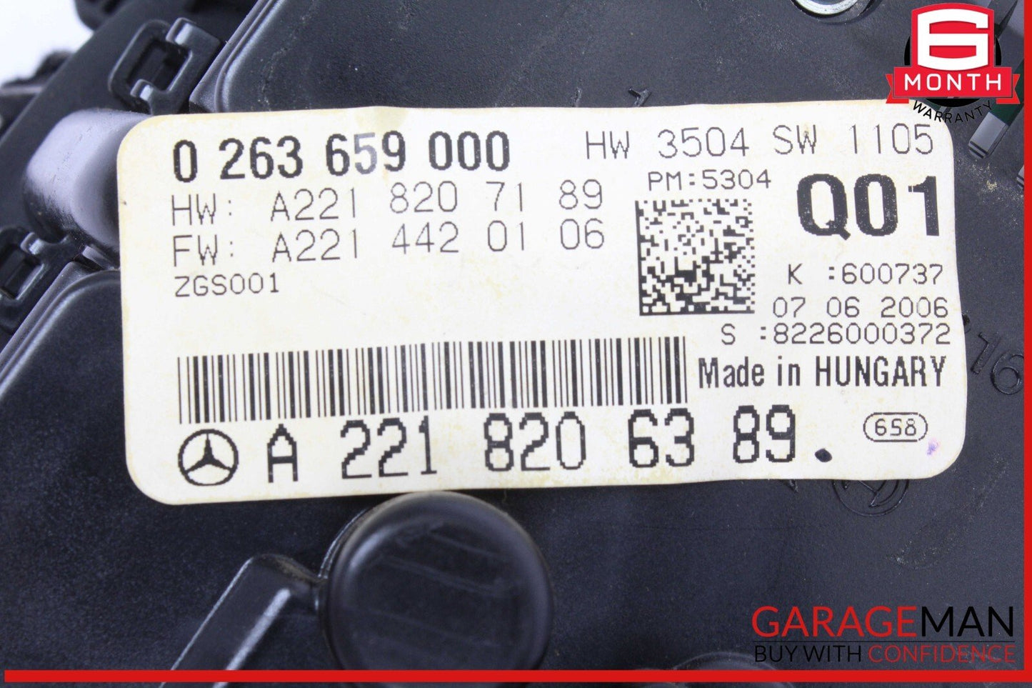 07-10 Mercedes W221 S550 Navigation Information Display Screen Monitor OEM
