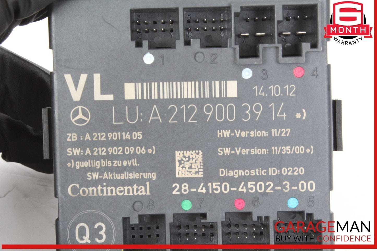 08-18 Mercedes W204 C250 C300 CLS550 Front Left Side Door Control Module OEM