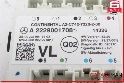 15-20 Mercedes W205 C300 C400 Front Left Side Door Control Module Unit OEM