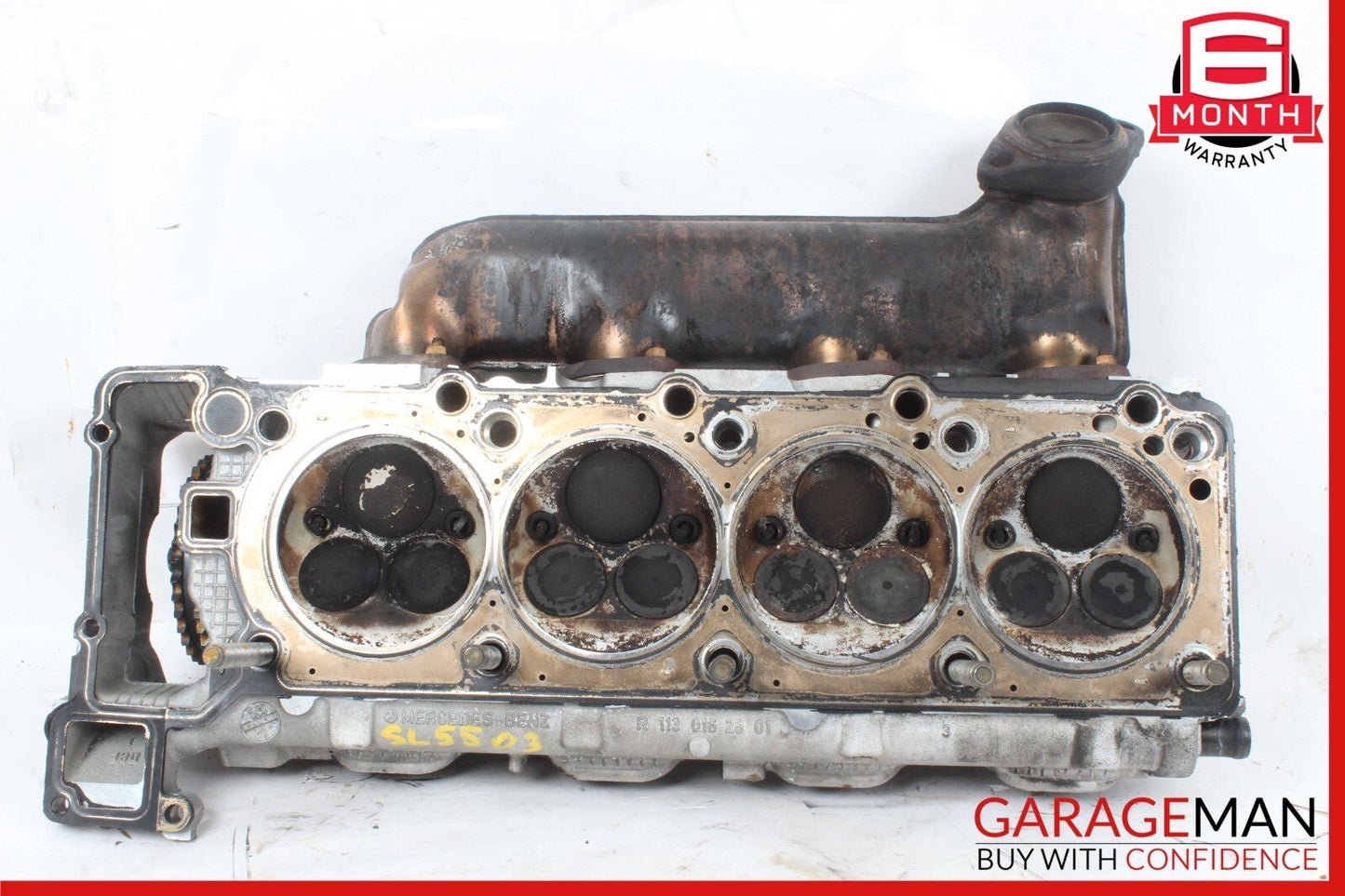 03-08 Mercedes R230 SL55 E55 CL55 AMG Left Side Engine Motor Cylinder Head OEM