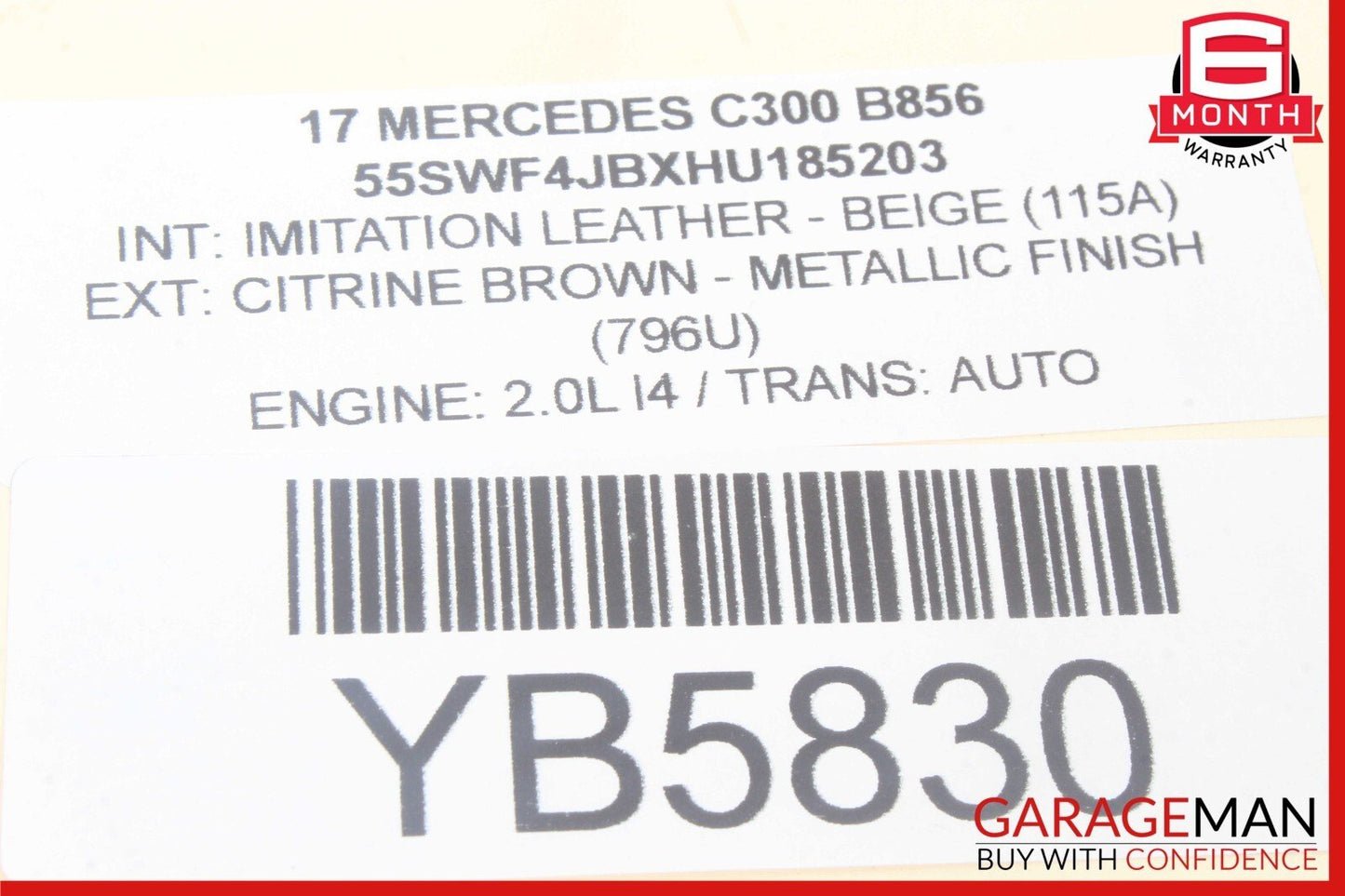 10-20 Mercedes W205 C300 E350 Rear Left / Right Suspension Upper Control Arm OEM
