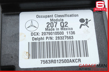 12-14 Mercedes W204 C250 C300 Seat Occupancy Sensor Mat SRS Module OEM
