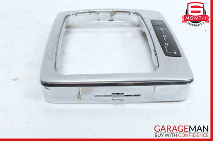 08-14 Mercedes W204 C350 E350 Center Console Shift Shifter Bezel Trim Silver OEM