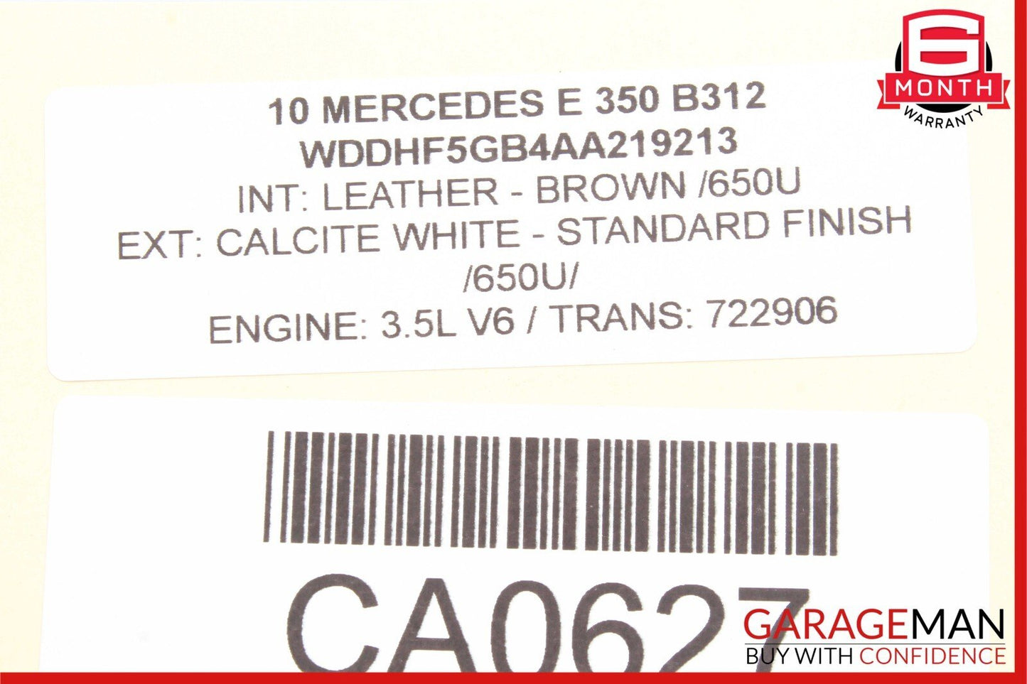 10-13 Mercedes W212 E550 E550 Safety SRS Control Module Unit OEM