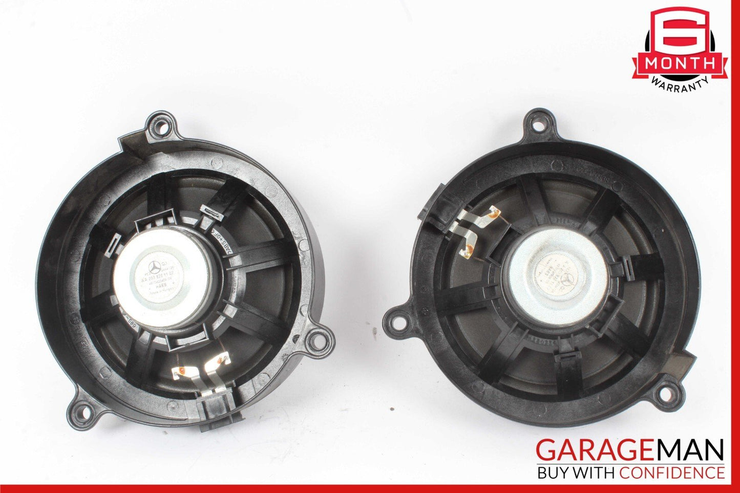 01-07 Mercedes W203 C230 C280 Front Right & Left Door Sound Audio Speaker Set