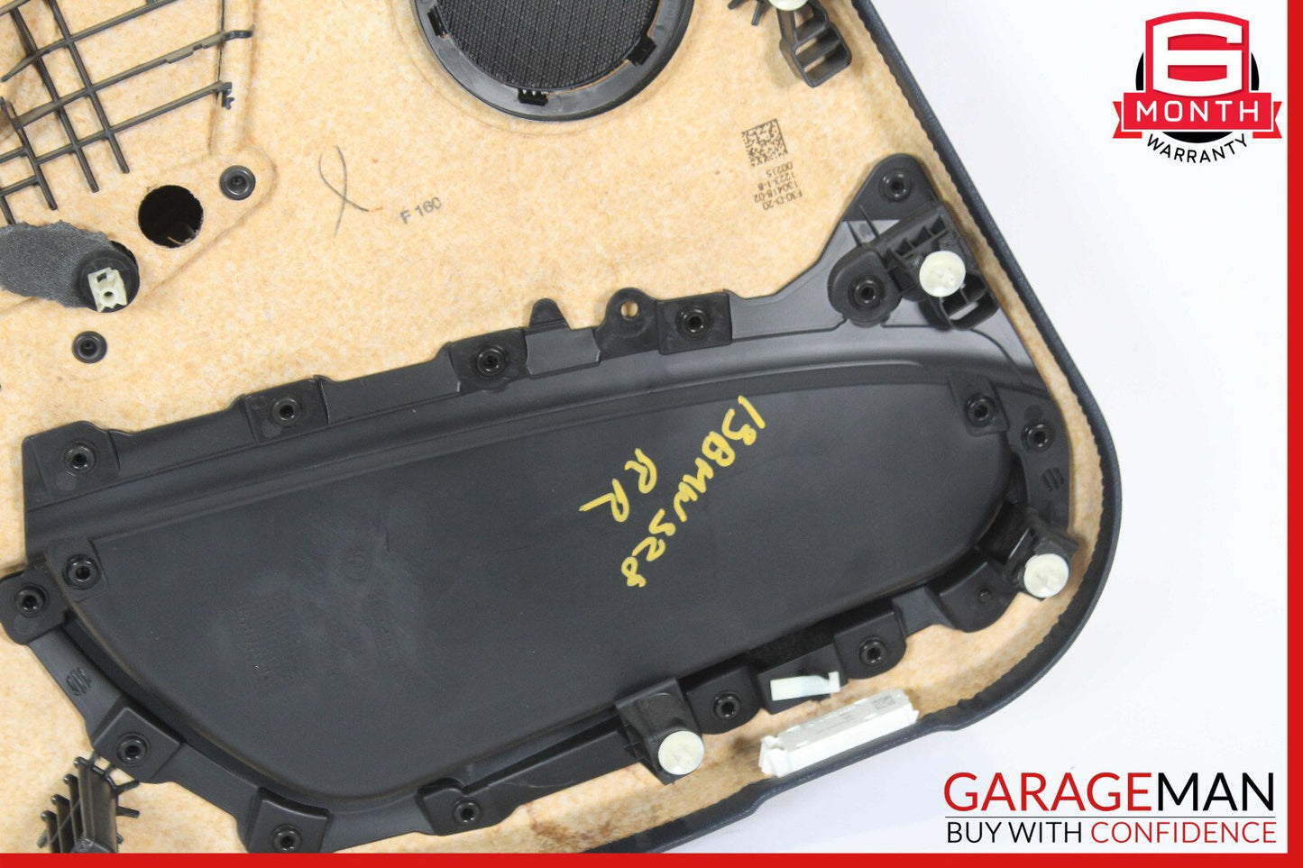 12-18 BMW F30 328i 335i 340i Sedan Rear Right Side Interior Door Panel OEM
