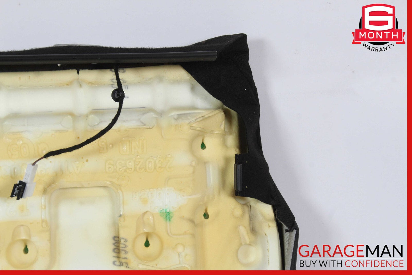 14-19 Mercedes W117 CLA250 Front Right Lower Bottom Seat Cushion Cover Black OEM