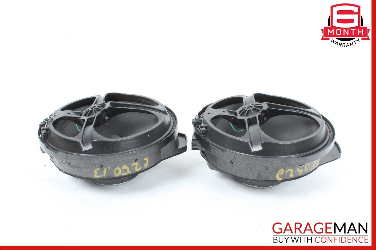 08-14 Mercedes W204 C250 Rear Left & Right Door Audio Sound Speaker OEM