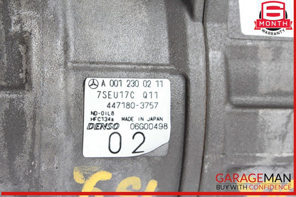 03-06 Mercedes R230 SL500 SL55 AC A/C Air Conditioning Compressor 0012300211 OEM