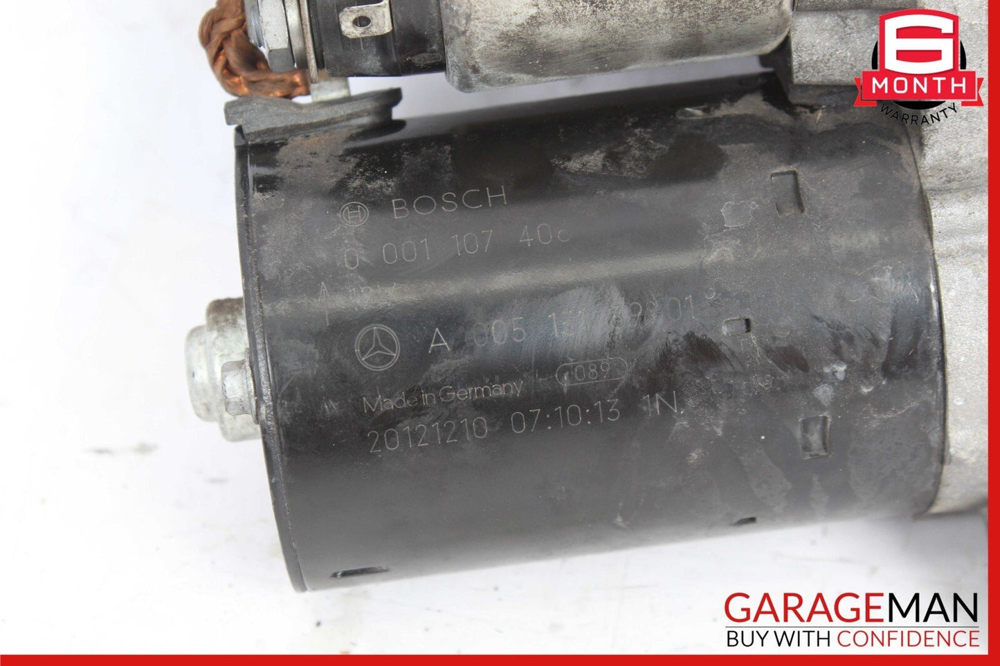 12-15 Mercedes R172 SLK250 C300 C350 GLK350 Bosch Engine Starter Motor Unit OEM