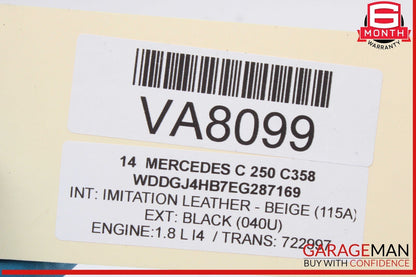 08-14 Mercedes W204 C250 C300 Rear Trunk Lid Tailgate Release Open Handle OEM