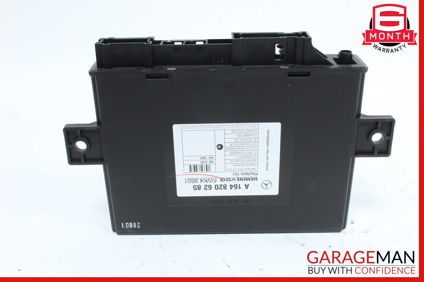 06-12 Mercedes X164 GL320 ML350 GL450 Keyless Go Control Module 1648206285 OEM