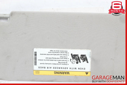 07-13 Mercedes W221 S400 Sun Visor Sunvisor Shade Cover Right Driver Side Gray