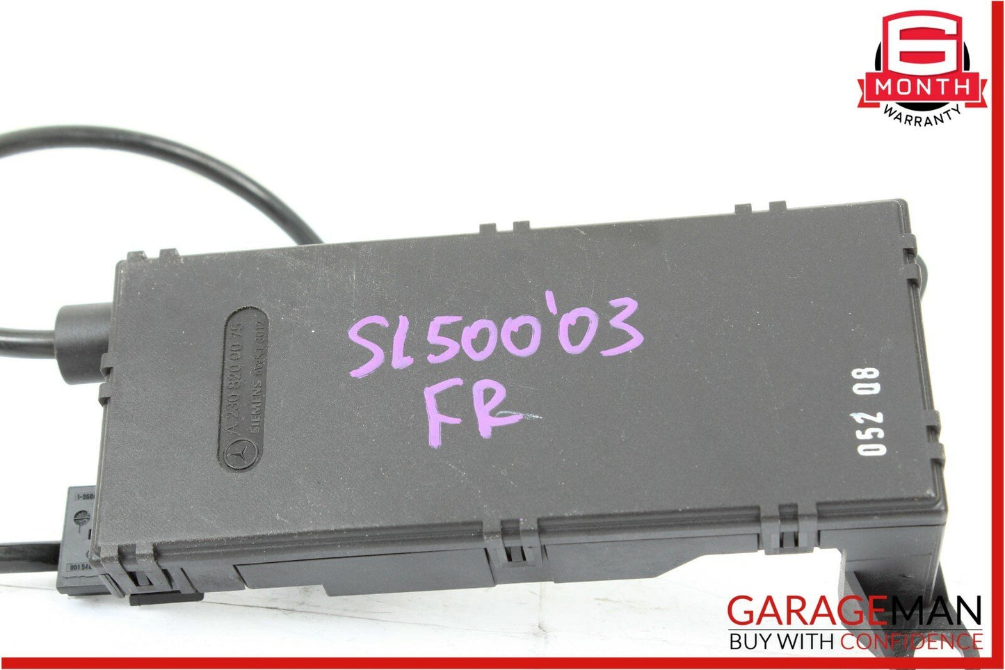 03-06 Mercedes R230 SL500 SL55 AMG Right Keyless Go Entry Door Antenna Module