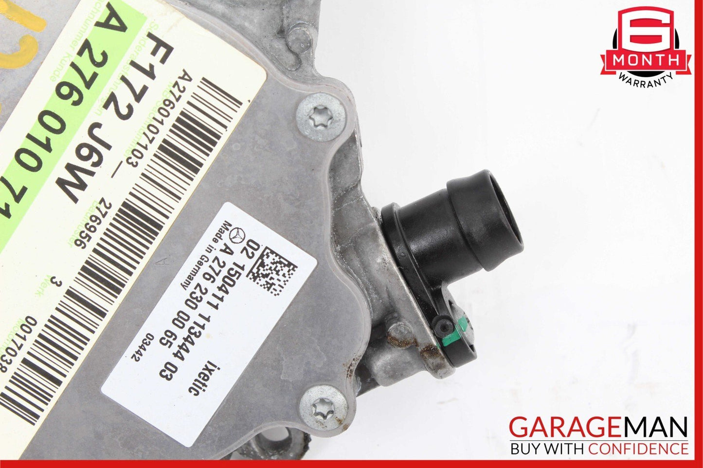 12-18 Mercedes R172 SLK350 Engine Motor Brake Vacuum Pump 2760107103 OEM