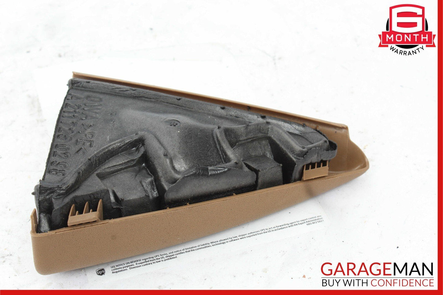 03-09 Mercedes W211 E350 E55 AMG Front Right Side Tweeter Speaker Cover Brown