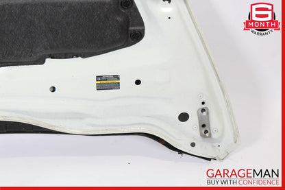 11-12 Nissan Leaf Front Hood Bonnet Panel Assembly White OEM