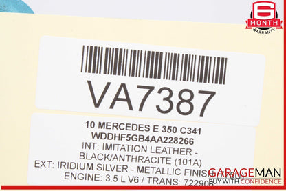 08-20 Mercedes W212 E350 C250 Headlight Fog Light Switch Control Module OEM