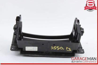 07-13 Mercedes W221 S550 Center Console CD Player Cover Trim Panel Black OEM