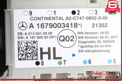 16-22 Mercedes X253 GLC43 AMG Rear Left Driver Side Door Window Regulator Module