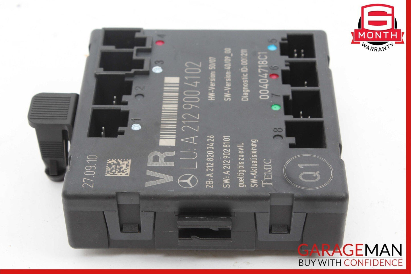 08-14 Mercedes W204 C300 C250 Front Right Side Door Control Module Unit