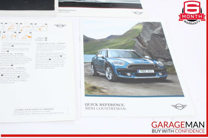 18 Mini Cooper S Countryman Owner Owner's Manual Operator User Guide w/ Case OEM
