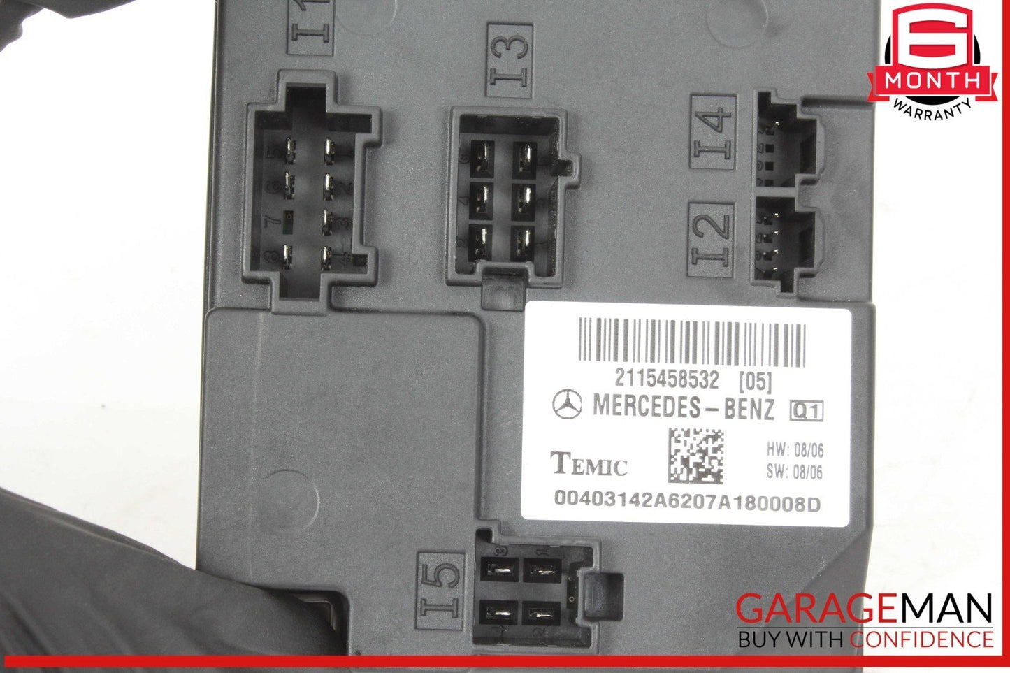 03-11 Mercedes W211 E350 CLS550 Body Control Module BCM 2115458532 OEM