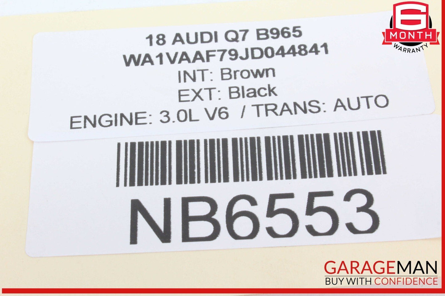 17-24 Audi Q7 Rear Right Passenger Side Rearward Upper Control Arm 4M0505398R