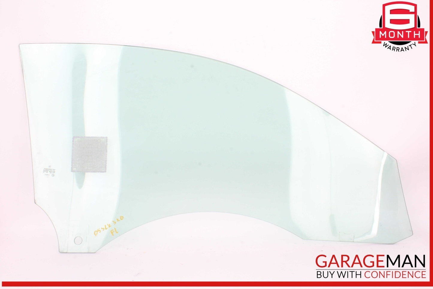03-09 Mercedes W209 CLK350 CLK550 Front Left Driver Side Door Window Glass OEM