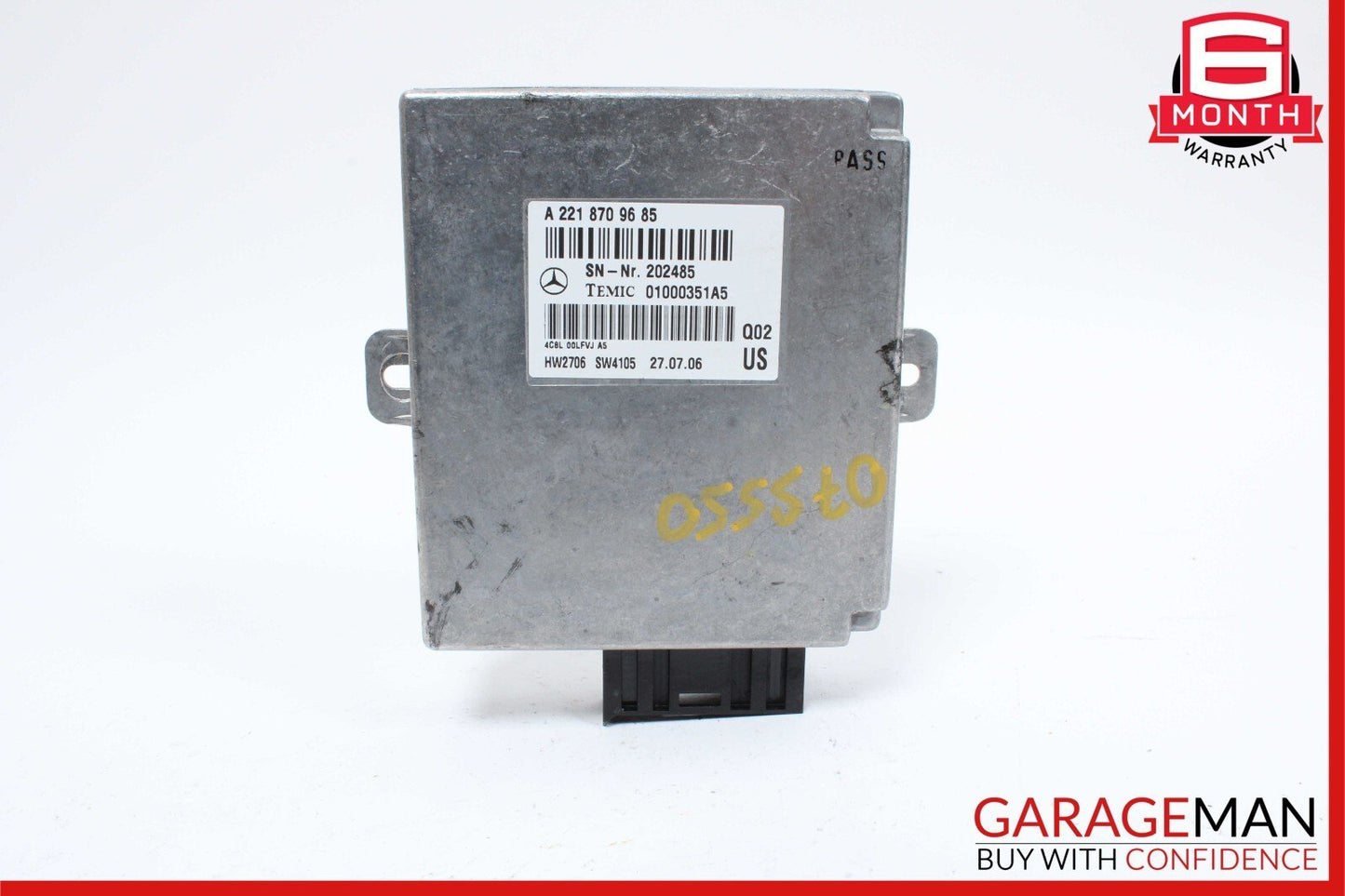 07-10 Mercedes W221 S550 CL550 Bluetooth Communication Module 2218709685 OEM