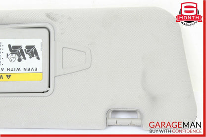 06-11 Mercedes W219 CLS500 Front Right Side Sunvisor Sun Visor Shade Suede Gray