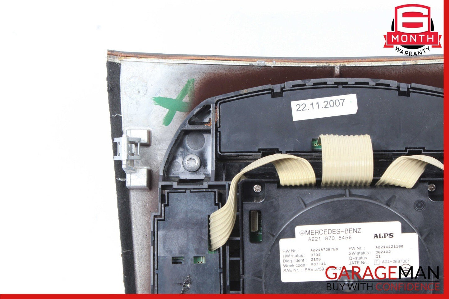 07-09 Mercedes W216 CL550 Center Console Multi Function Switch Controller Assy