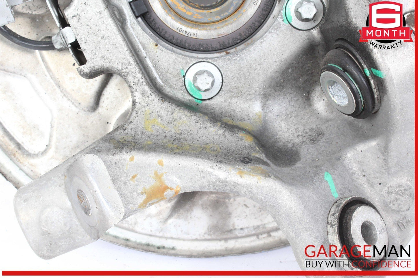 15-20 Mercedes W205 C300 C400 Rear Right Side Spindle Knuckle Hub w/ Rotor Disc