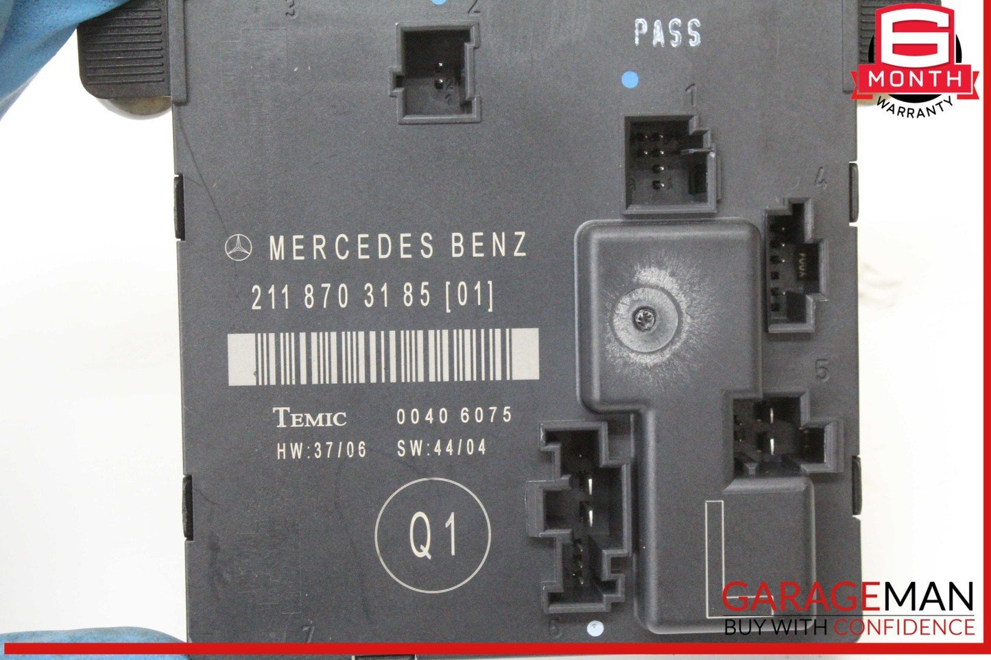 03-09 Mercedes-Benz W211 E350 Rear Left Door Control Module 2118703185 Genuine