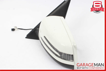 10-12 Mercedes X204 GLK350 Left Driver Side Rear View Door Mirror White OEM