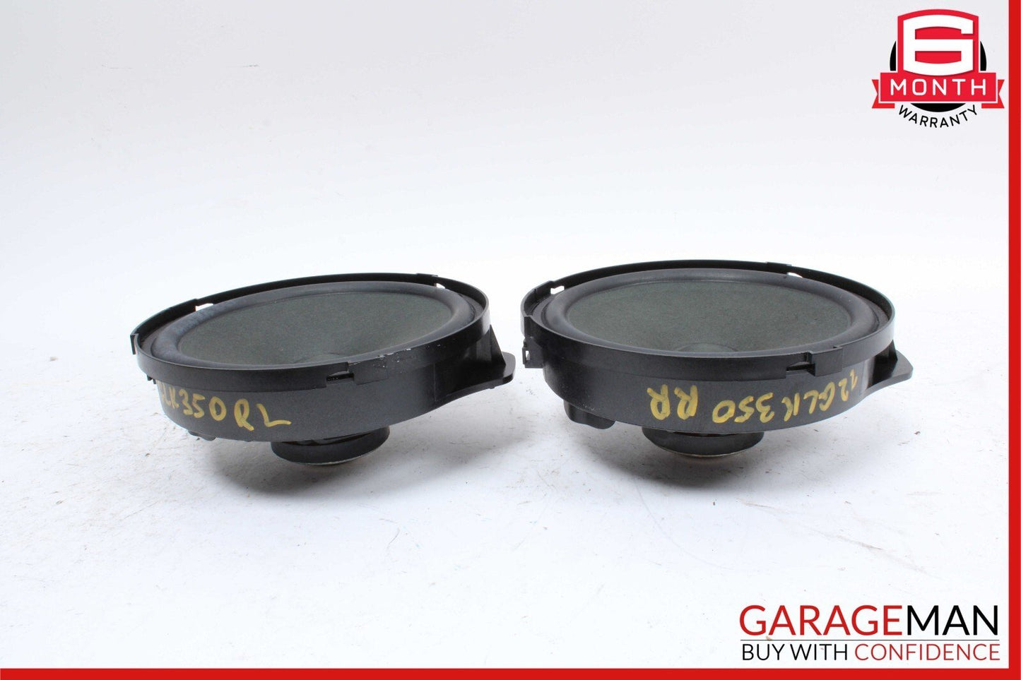 06-15 Mercedes X204 GLK350 C250 Rear Right & Left Side Door Sound Speakers Set