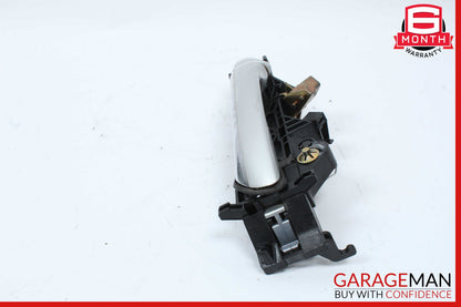 00-06 Mercedes W220 S500 Rear Left Side Exterior Door Handle Silver OEM