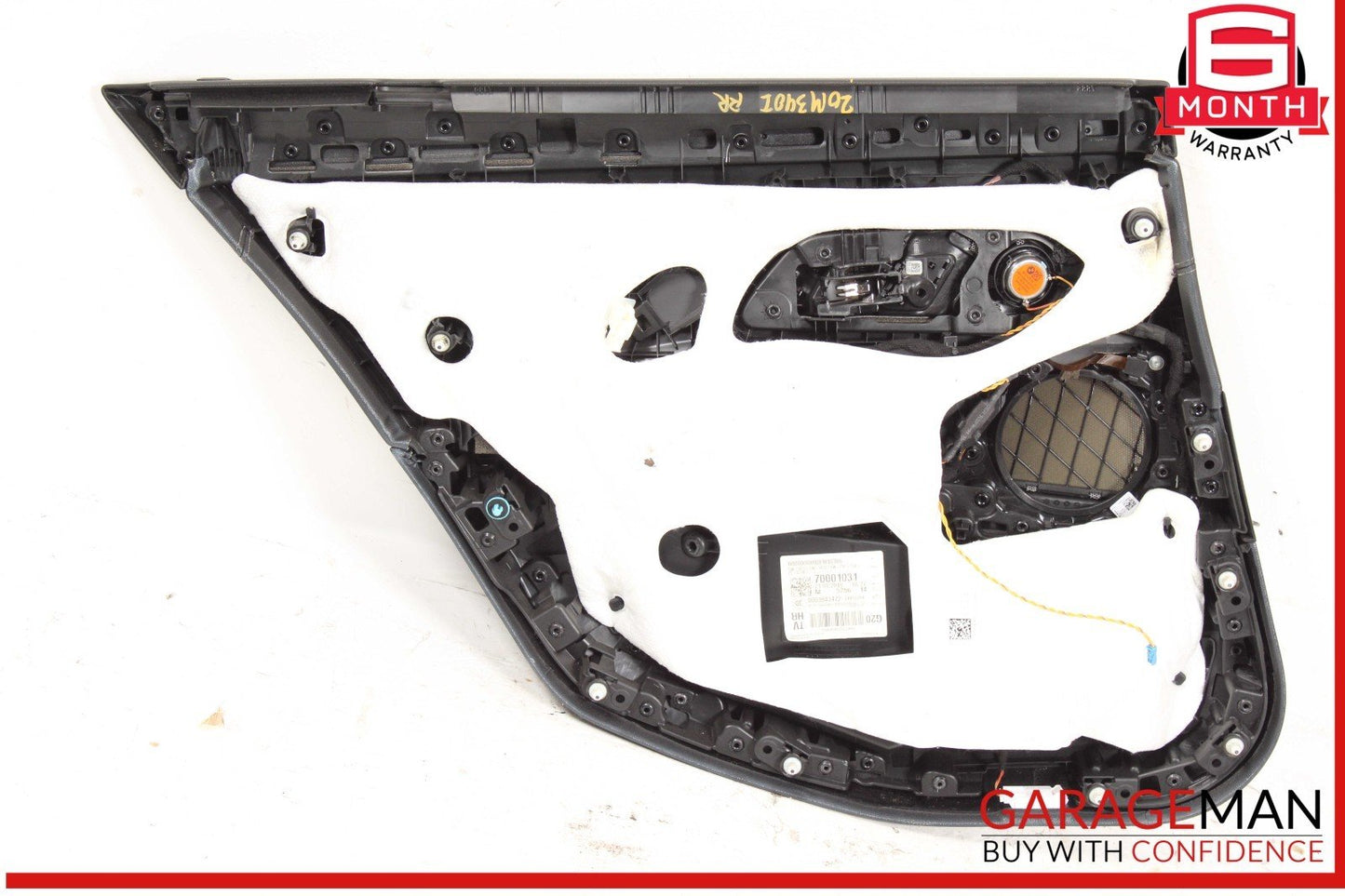19-24 BMW M340i 330i G20 Rear Right Passenger Side Door Cover Panel Black OEM