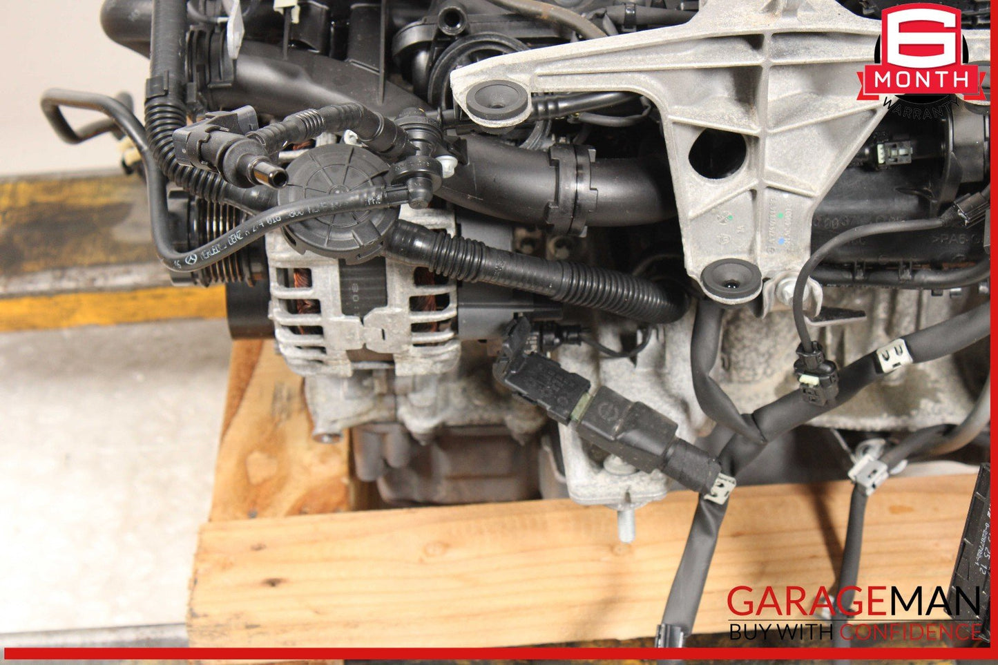 15-20 Mercedes W205 C300 4Matic Engine Motor Block Assembly OEM 79k