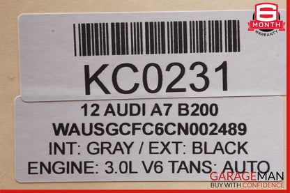 12-18 Audi A7 Rear Right / Left Side Air Suspension Spring Bag OEM