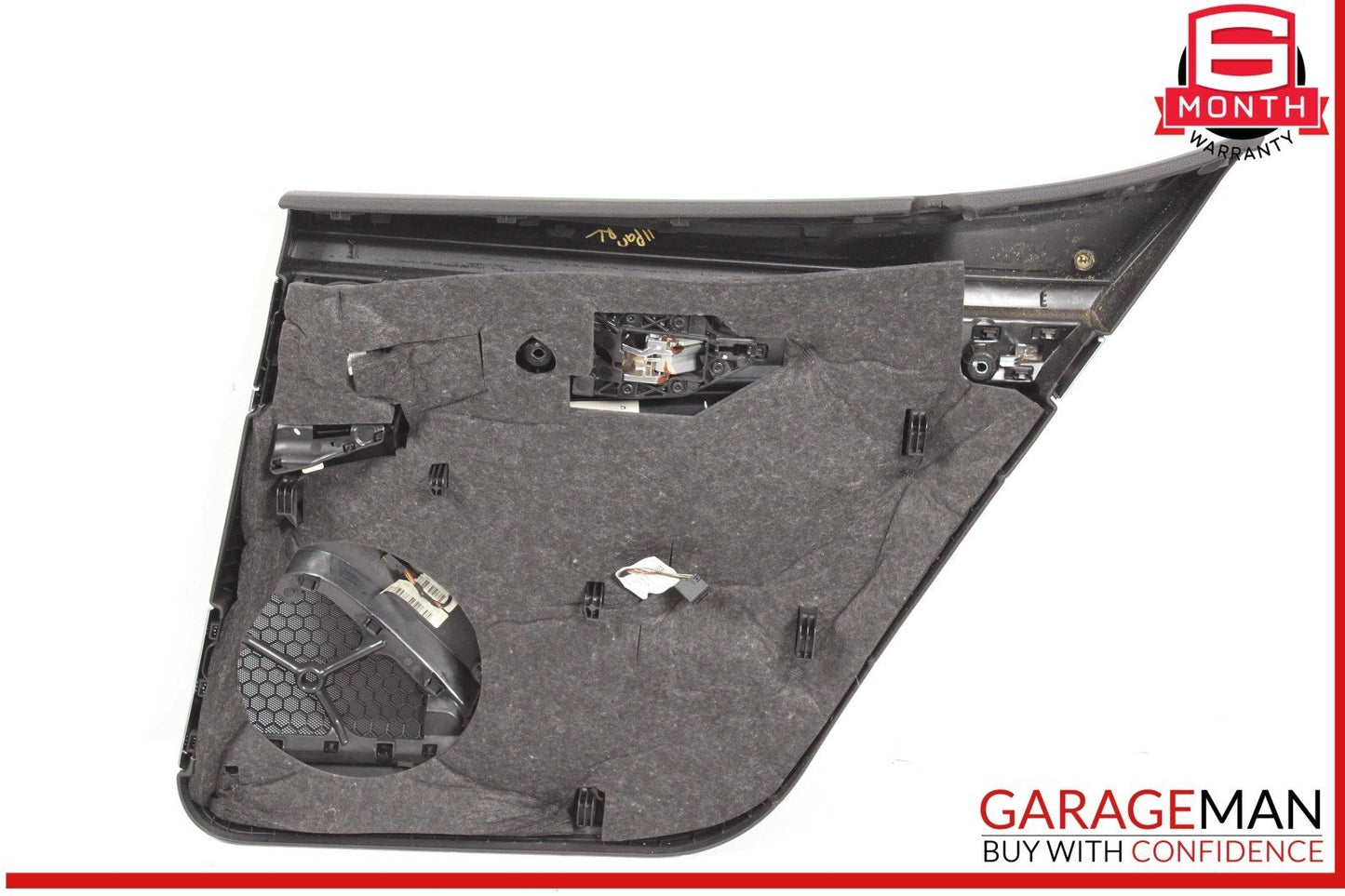 10-16 Porsche Panamera 970 GTS Rear Left Interior Door Panel Leather OEM